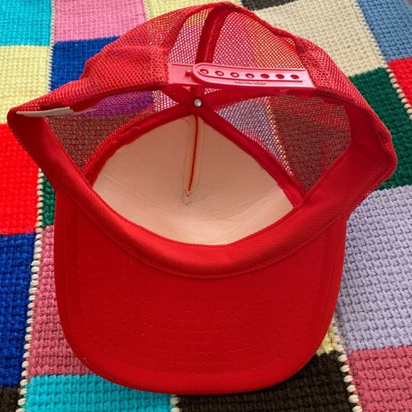 Vintage American Lock Mesh Trucker Snapback Hat - Picture 5 of 9